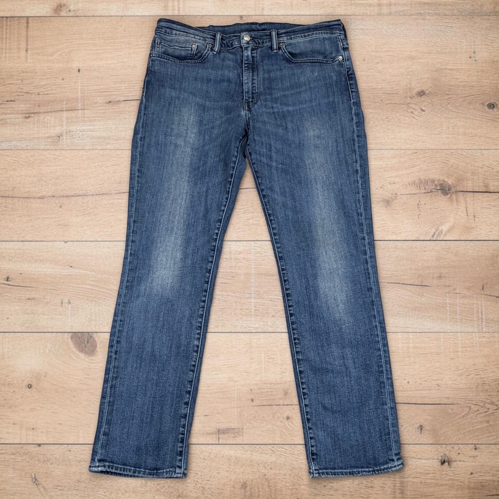 Levi's 511 Slim Fit Jeans Men 36x30 (Actual 35x29) Blue Stretch Denim Casual